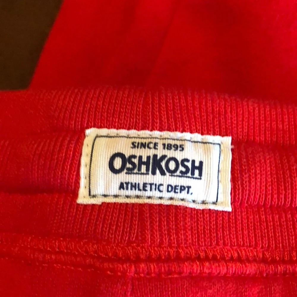 OshKosh B'gosh Bright Red Kids Jogger Sweatpants